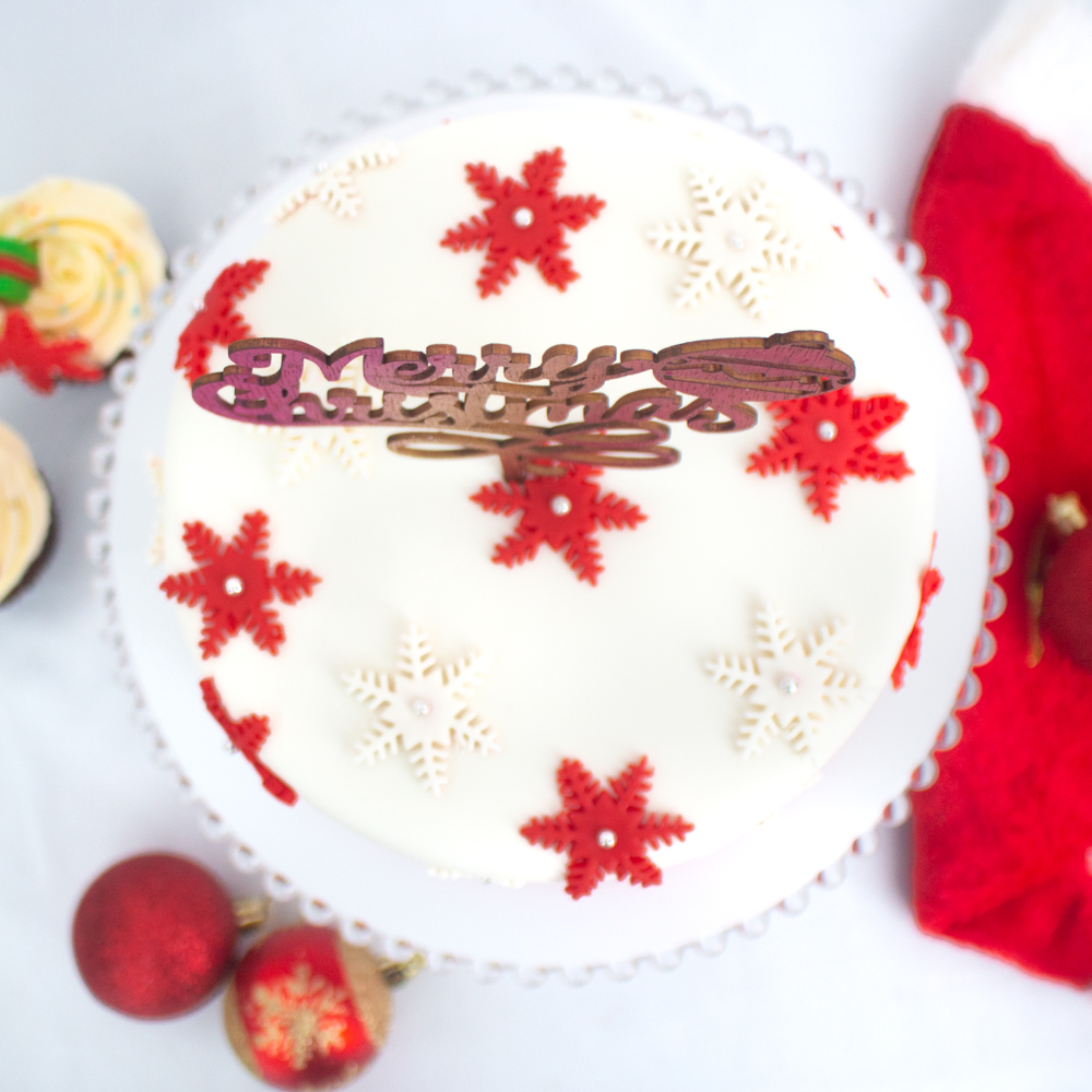 Snow Frost Xmas Cake 1.5kg